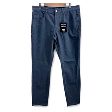 NWT Under 510 Jeans Men Garment Dyed Stretch Jeans Size 33x27 Navy Blue Tapered