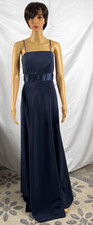 Spring Formal Dress Ladies Plus Size 18 Navy Blue Wedding Prom Homecoming