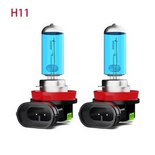 H11 Halogen Headlight Super Bright Bulbs Kit White 6000k Highlow Beam 2pcs H11 Halogen Headlight Super Bright Bulbs Kit White 6000k Highlow Beam 2pcs