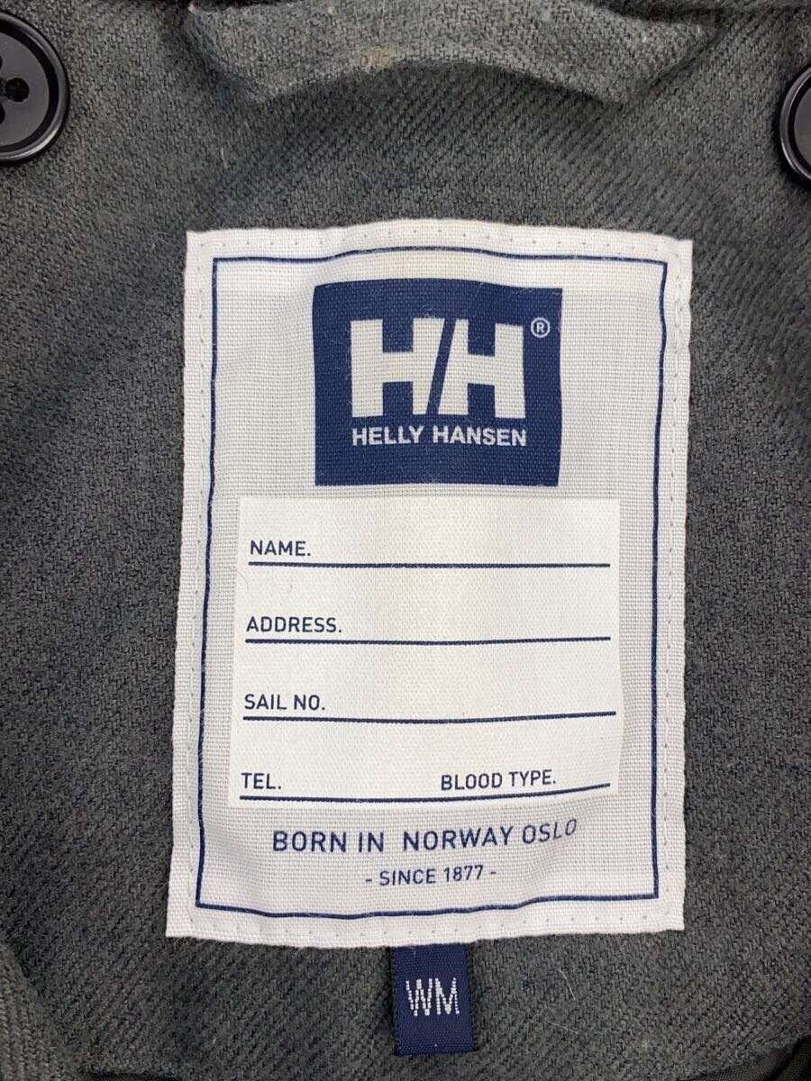 HELly Hansen Coat M Polyester Grey Plain Used - image 3
