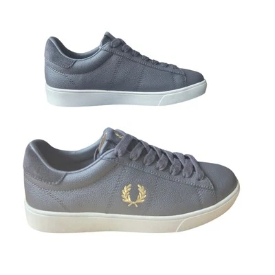 Baskets FRED PERRY en métal armé/bleu et blanc TAILLE UK 4 US 5 neuves - Photo 1/4