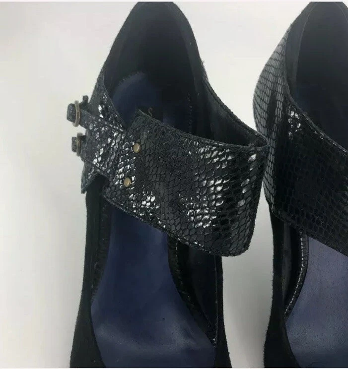 Steve madden merina black suede clearance