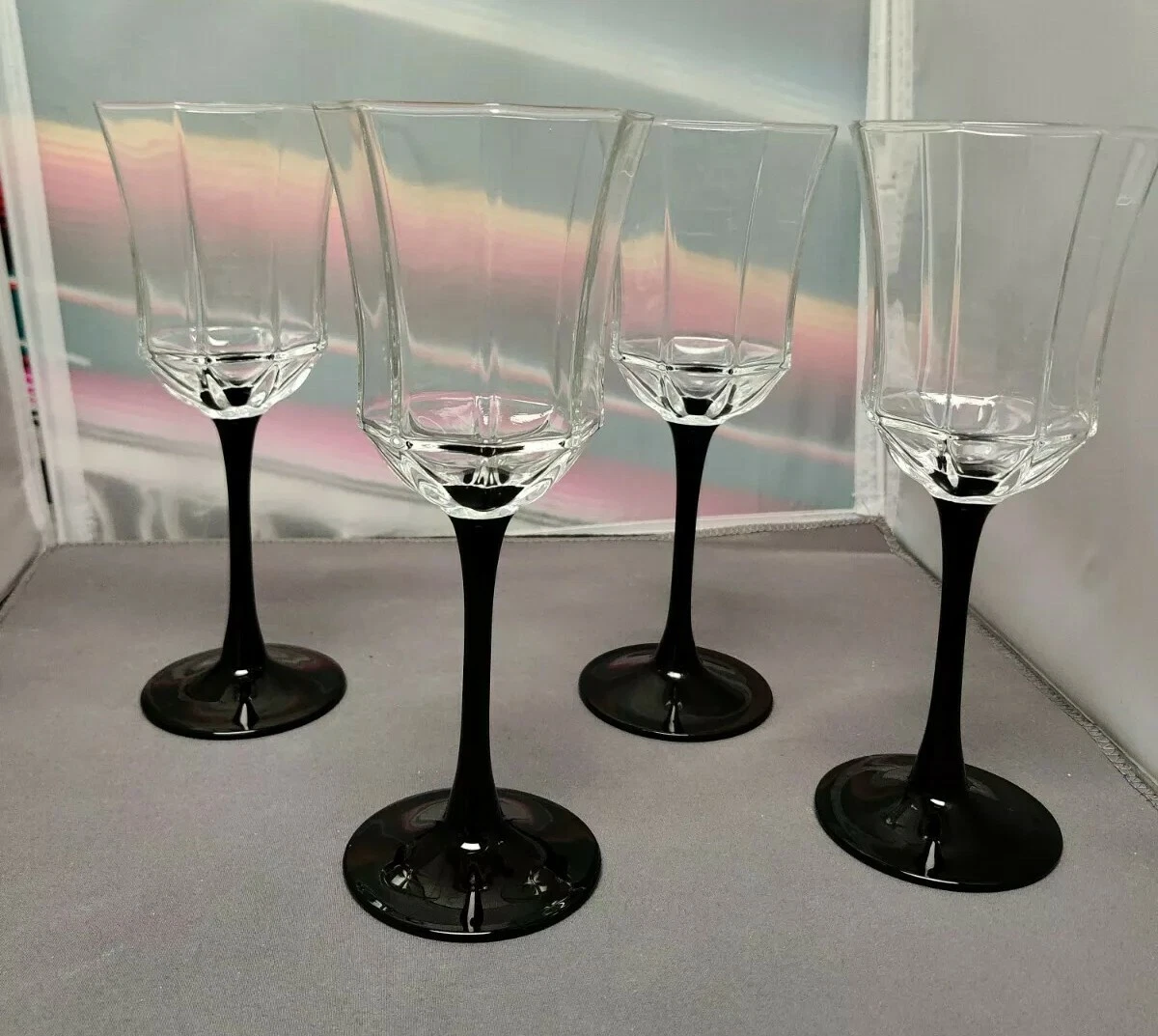 Black goblets best sale