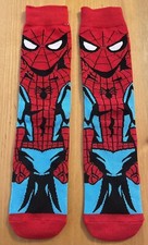 Spiderman Graphic Cotton Socks - New - Spider-Man Adult
