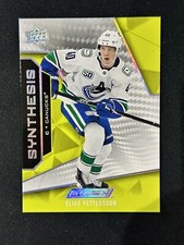 2019-20 UD Engrained Elias Pettersson Synthesis #S-10 Vancouver Canucks