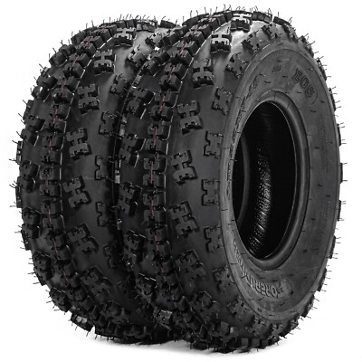 #ad #ad 2 Front 22x7 10 6Ply ATV Tires 22x7x10 Sport All Terrain 22 7 10 Mud Tires $89.96