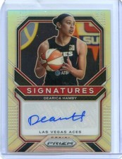 2021 Panini WNBA Prizm DEARICA HAMBY Signatures Silver Prizm Auto ACES