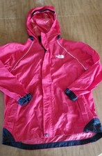 The North Face True Vintage Boys Youth Full Zip Windbreaker Jacket Red Free Sh