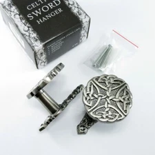 Wall Hanger Universal for Swords, Knives, or Guns Celtic Cross 3in.