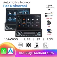 Carplay Android Auto Universal 1 Din MP5 Player 7 Inch Retractable Touch Screen