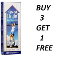 Herbal Increase Height Gain Supplement Taller Herbal Growth 60 Capsules.