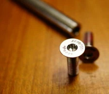 Bicycle Rear Triangle Pivot Hinge Axle Titanium Ti for Brompton bike