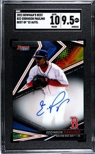 SGC 9.5-2022 Bowman 's Best B22-EP Eddinson Paulino BEST OF '22 AUTOGRAPH! MT+