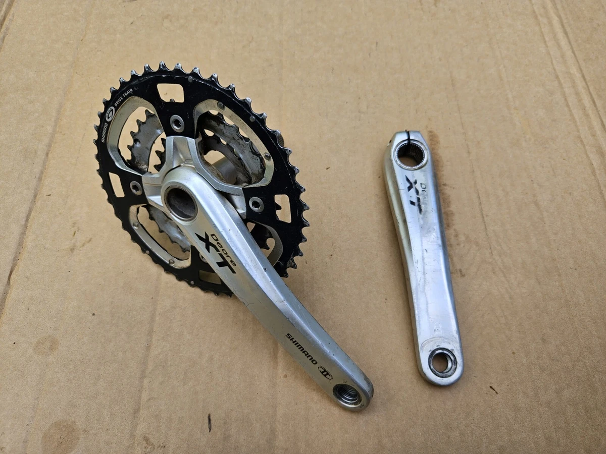 Shimano Deore XT FC-M770 Triple Mountain Bike Crankset 175mm 44/32/22 Japan