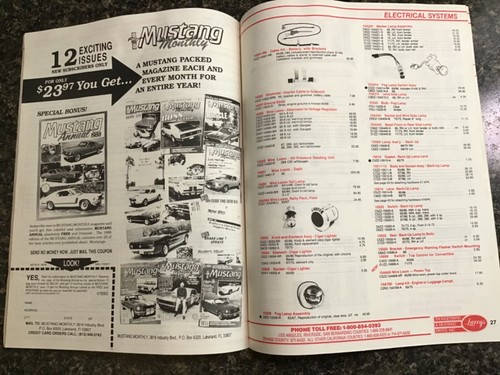 Larrys Mustang Parts Upholstery Catalog 65 66 67 68 69 70 71 72 73 Ford - Picture 7 of 8