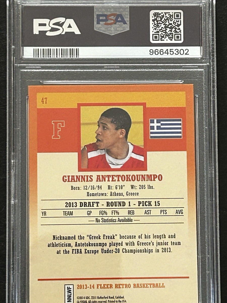 その他 2013 Giannis Antetokoumpo RC PSA 9 2013-14 Fleer Retro Giannis Antetokounmpo RC PSA9