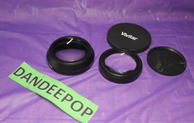 Vivitar HD4 MCAF High Definition 0.43x Wide Angle Converter With Macro Lens 
