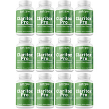12 Pack Claritox Pro Dietary Supplement 60 Capsules