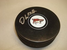 Oliver Ekman-Larsson Signed Arizona Coyotes Hockey Puck Autographed 1D