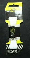 Peak Sport 27" White Flat Sport Laces