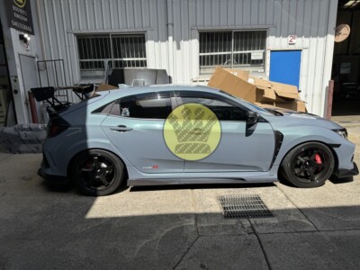 Honda Civic FK fk8 fk7 type r carbon fiber wing adjustable hatch
