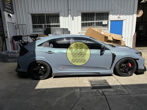 Honda Civic FK fk8 fk7 type r carbon fiber wing adjustable hatch back gt voltex - Picture 2 of 23