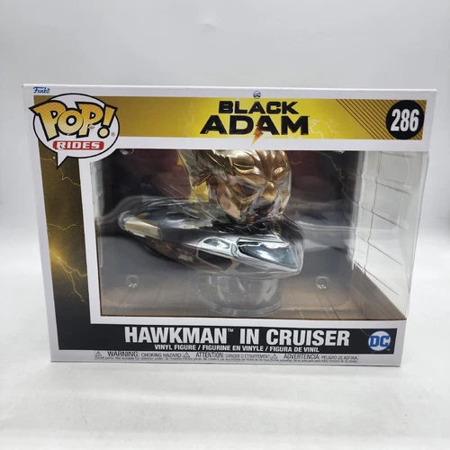 Funko Pop! Rides Black Adam Hawkman in Cruiser Vinyl Figure #286