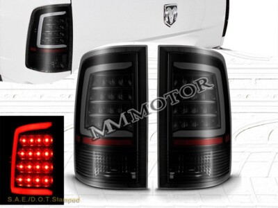 Black Smoke 2009-2018 Dodge Ram 1500 2010-2018 2500/3500 LED Tail Lights Lamps E - Foto 7