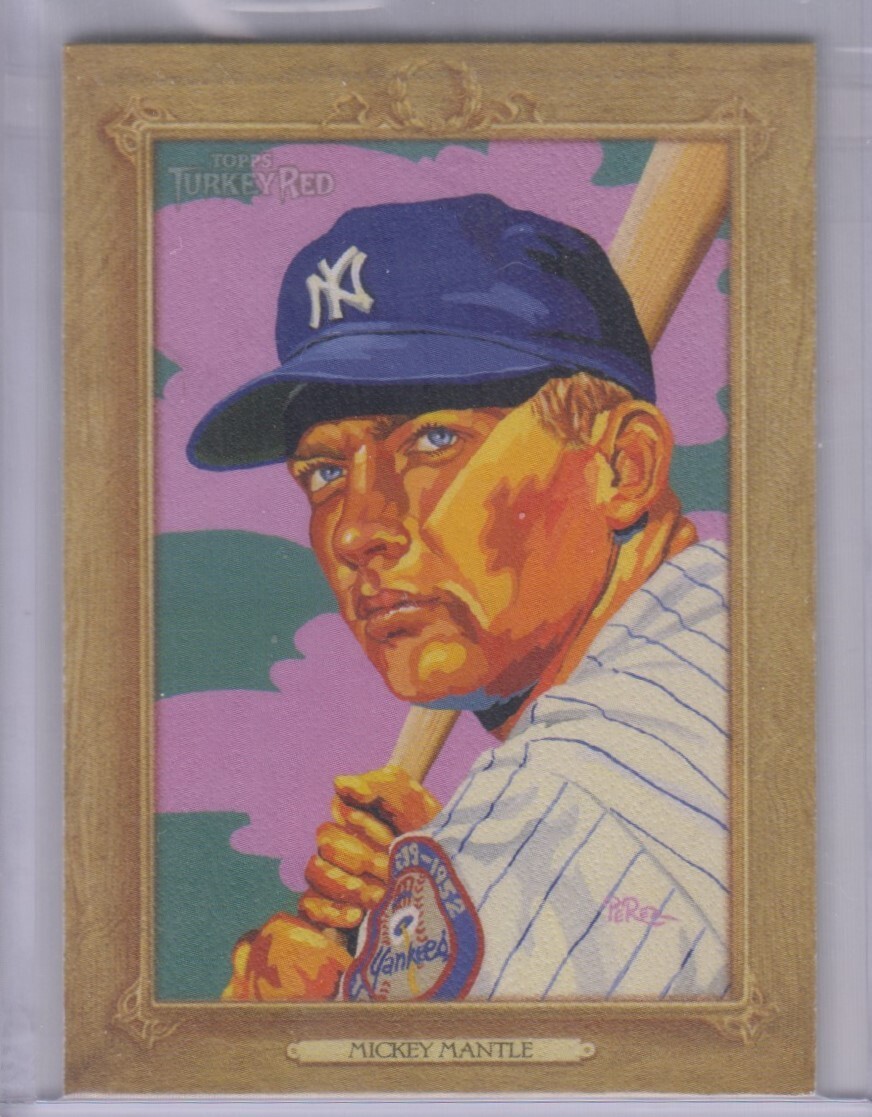 2007 Topps Turkey Red Mickey Mantle Card #7 SP
