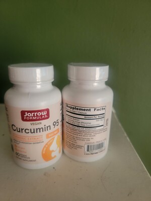 2 bottles, Jarrow, CURCUMIN 95 500Mg, Turmeric Extract C, 60 ct. ea.  FREE SHIP!