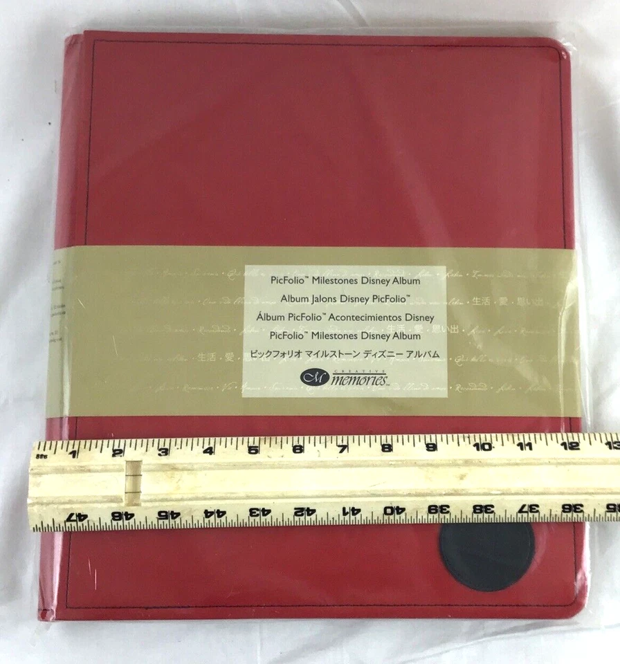 PicFolio Creative Memories Disney Mickey Mouse Red Photo Album Holds 160 Photos - Image 3 of 4