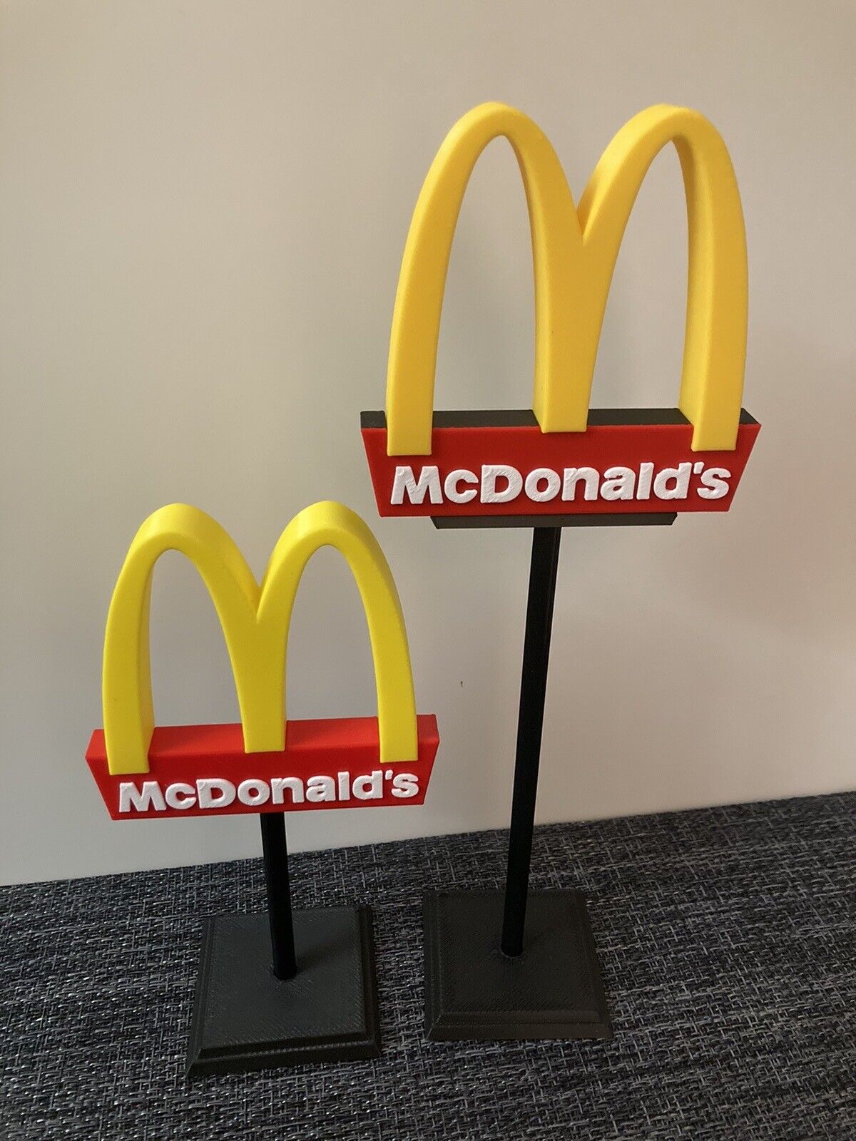 3D Printed: McDonald’s Big “M” Advertising Sign Golden Arches