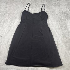 Urban Outfitters Mini Slip Dress Women's Black Spaghetti Strap Size Small
