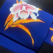 Nagoya Obi Belt Band Kyusun Pure Silk Kimono Nagoya Style Shioze Japan (K2006)