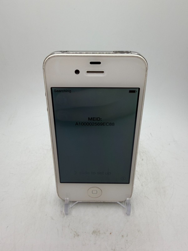 Apple iPhone 4 - 8GB - White - as-is for salvage/parts/disassembly