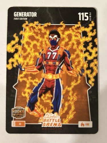 2026 Bo Jackson Battle Arena Generator `VJ Edgecombe` Fire #30 Rookie RC