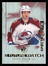 2024-25 SP Authentic Spectrum FX Jason Polin Colorado Avalanche #S-54