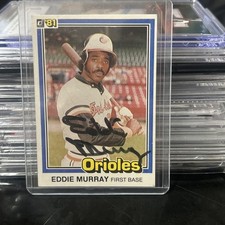1981 Donruss - Eddie Murray #112 *in person autograph no coa. 
