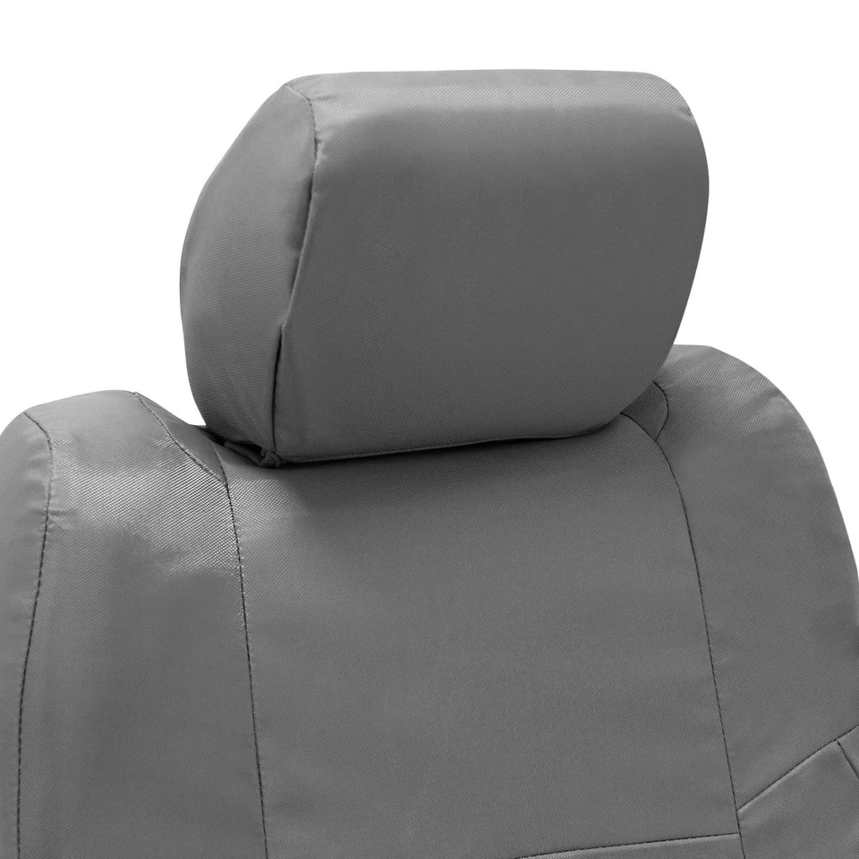 For GMC K3500 00 Cordura Ballistic 1st Row Charcoal Gray Custom Seat Covers Foto 2 de 4