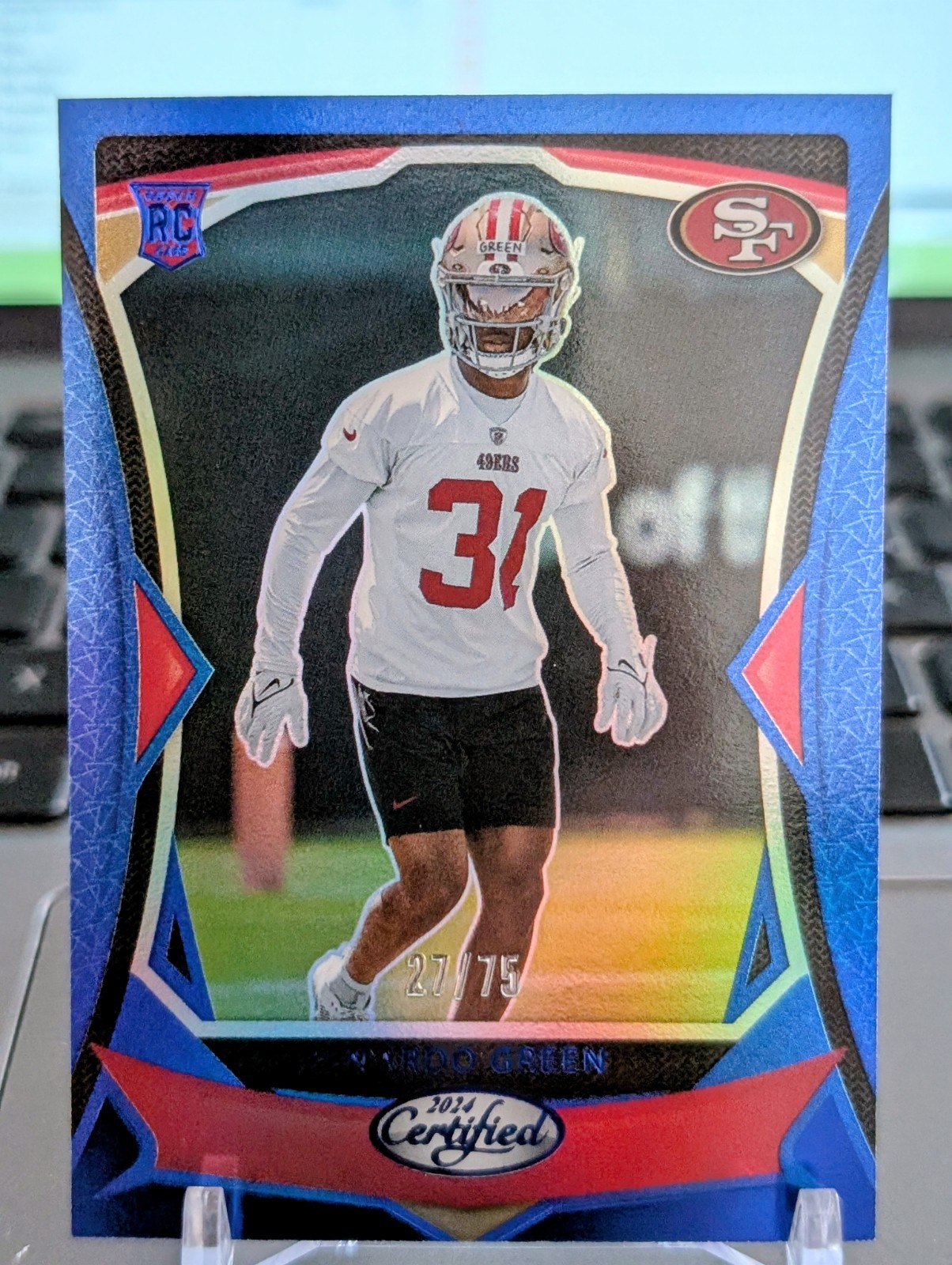 Renardo Green Panini Certified #149 Mirror Blue