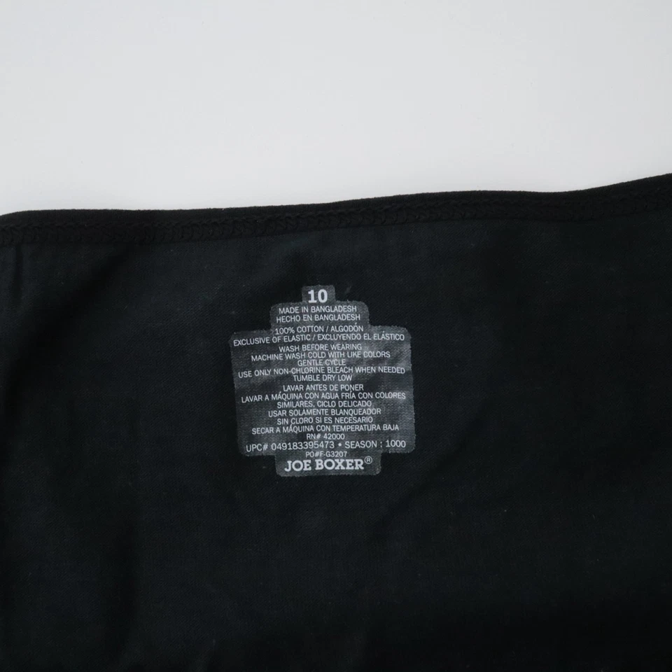 1 NUEVO Joe Boxer De Colección 100% Algodón Tiro Bajo Tanga Bikini Panty Talla 10/XXXL Foto 3 de 4