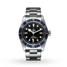 Tudor Black Bay 41mm Blue Bezel Black Dial Stainless Steel Watch M79230B-0008