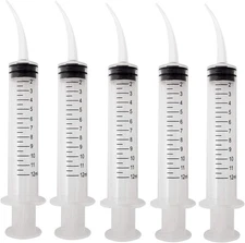 Honbay 6PCS Plastic Pet Feeding Syringe with Measurement for Birds Dogs Cats... 