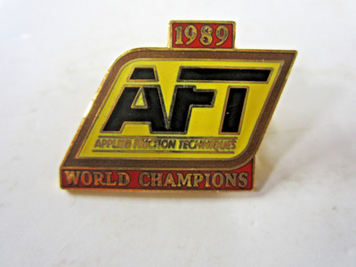NHRA Original 1989 AFT Manufacturer World Champions Drag Racing Hat Pin