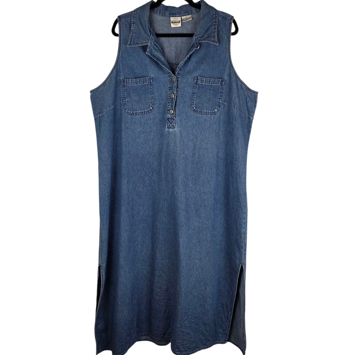 Denim Long Women's Overall Dress for sale | eBay