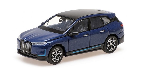 1:87 Minichamps Bmw Ix M60 Blue Metallic 2022 870024601 Modellbau-image