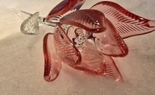 WATERFORD CRYSTAL FLEUROLOGY PINK TULIP FLOWER-14-1/2" LONG-ROSE-NEW IN BOX