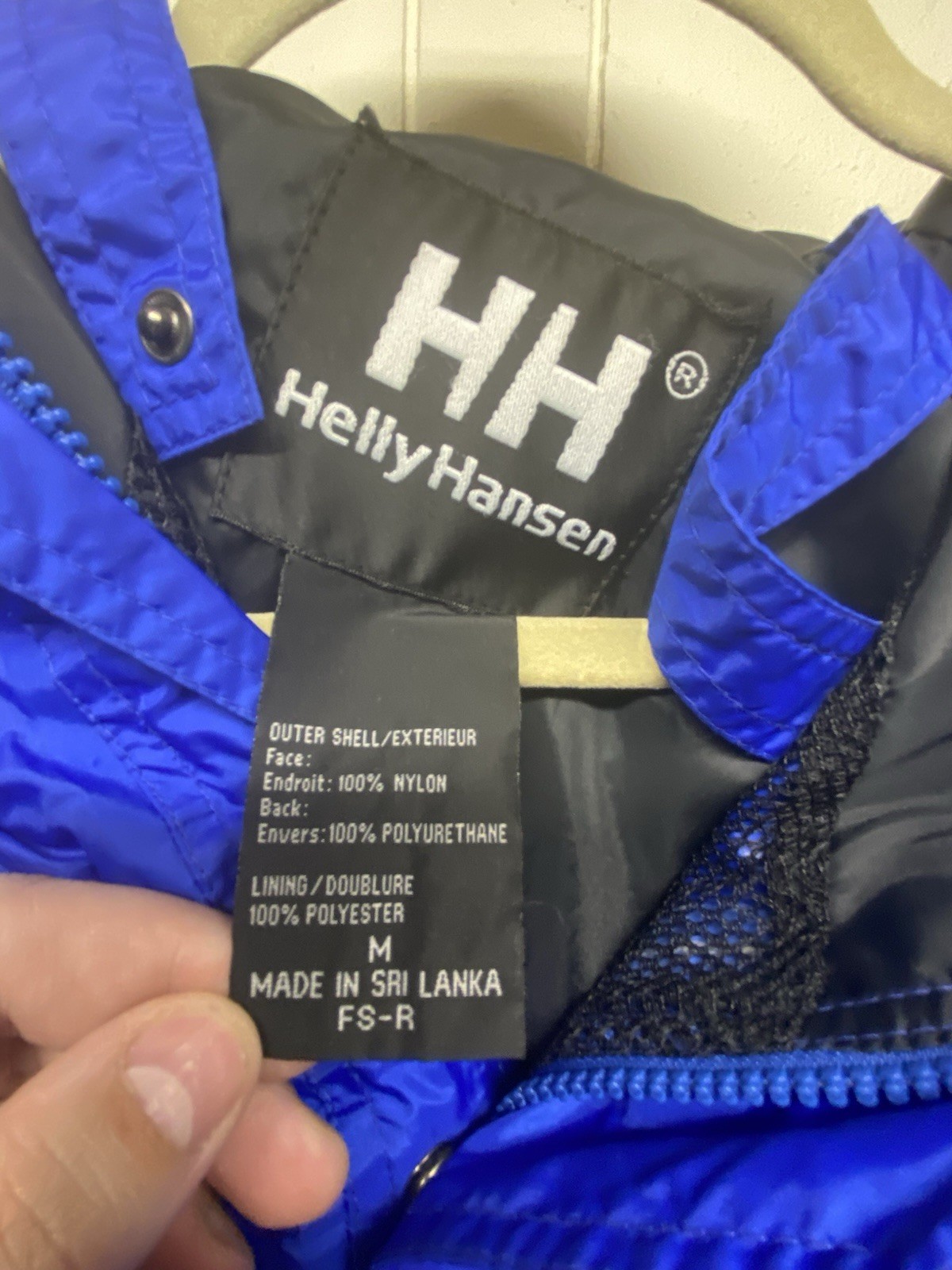 Helly Hansen Windbreaker Rain Jacket Zip Hooded S… - image 7