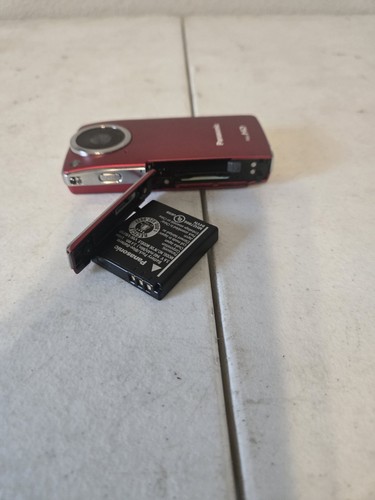 Panasonic HM-TA1 HD Digital Mobile Pocket Camera & Video Camcorder USB SD RED - Picture 3 of 4