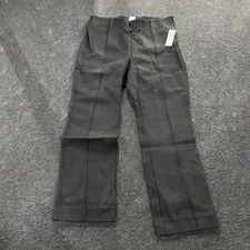 MAEVE The Poppy Kick-Flare Pull-On Pants Women's Size M Black Onyx